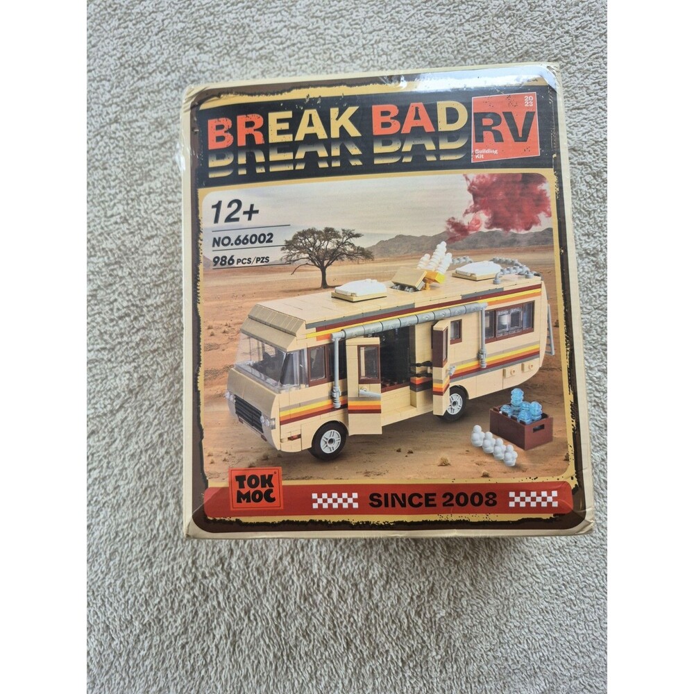 TOKMOC Breaking Bad RV Building Block Set 986 Pieces No. 66002 Sealed New